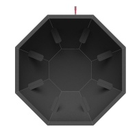 Банный чан 8 граней под самоотделку (Чёрный) Банный чан 8 граней под самоотделку (Чёрный)