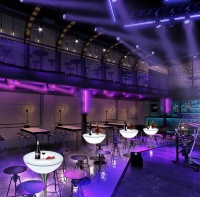 Комплект светящейся мебели Стол+2 стула V3