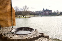 Чугунный банный чан для купания. Вместимость от 6 до 7 человек Чугунный банный чан для купания. Вместимость от 6 до 7 человек