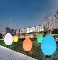 Светильник Яйцо 116х180 питание от 220, RGB