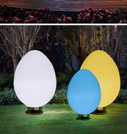 Светильник Яйцо 43х80 питание от АКБ, RGB Светильник Яйцо 43х80 питание от АКБ, RGB