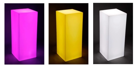 Светильник Колонна 30х50 питание от сети 220В, RGB